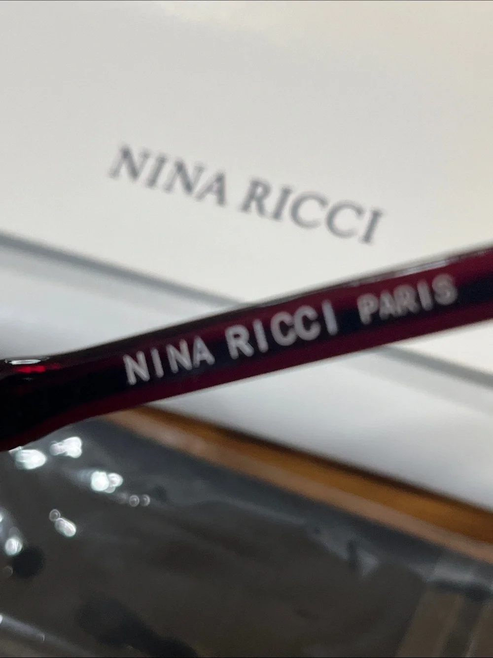 Nina Ricci Oversized Tortoiseshell Sunglasses with Brown Gradient Lenses